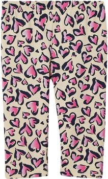 s.Oliver Capri-Leggings mit All-over-Print gelb|pink 2163470.10A1.