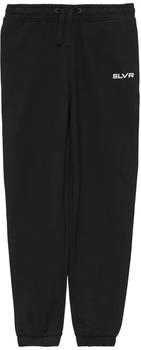 s.Oliver Unisex Jogginghose aus Sweat mit Print-Detail schwarz 2160636.9999.