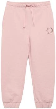 s.Oliver Unisex Jogginghose aus Sweat mit kleinem Print-Detail Rosa 2160634.4163.