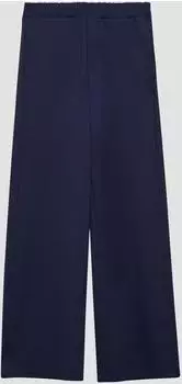 s.Oliver Wide Leg-Hose aus Interlockjersey mit Elastikbund / blau 2171311.5836.