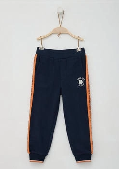 s.Oliver Jogginghose mit gummiertem Print und Kontraststreifen blau 2150289.5952.
