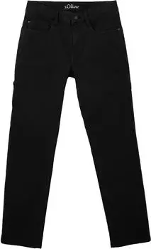 s.Oliver Hose Pete / Regular Fit / Mid Rise / Straight Leg / schwarz 2152836.9999.