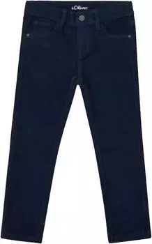 s.Oliver Cordhose Pelle / Regular Fit / Mid Rise / Straight Leg / Elastikbund / blau 2170071.5952.