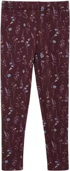 s.Oliver Kuschelige Thermofleece-Leggings mit All-over-Print lila 2170302.46A2.