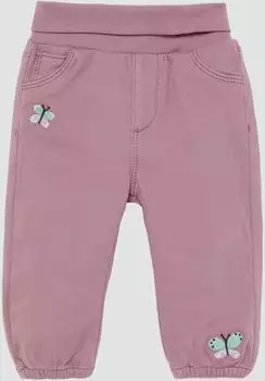 s.Oliver Hose mit Stick-Details / lila 2149284.4751.
