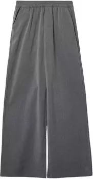 s.Oliver Webhose mit Wide Leg und Elastikbund grau 2171419.9898.