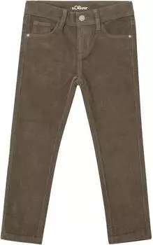 s.Oliver Cordhose Pelle / Regular Fit / Mid Rise / Straight Leg / Elastikbund / braun 2170071.8917.