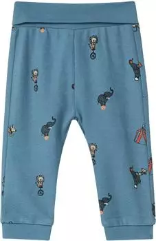 s.Oliver Jogging Pants mit All-over-Print aus Strukturjersey blau 2168997.54A1.
