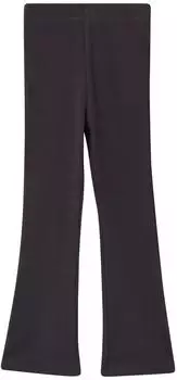 s.Oliver Elastische Baumwollmix-Leggings aus Rippware mit Flared Leg grau 2169698.9866.