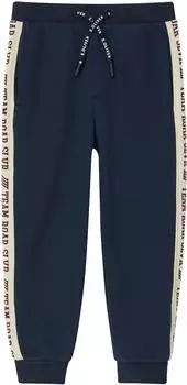 s.Oliver Sweatpants mit bedrucktem Seitenstreifen blau 2170070.5952.