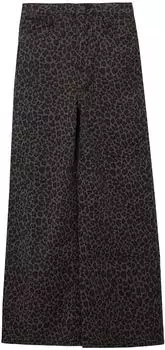 s.Oliver Wide Leg / Regular Fit / High Rise / grau schwarz 2169207.98A4.
