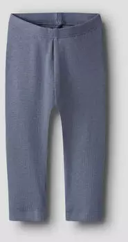 Name It Mädchen Junge Leggings Nbnkab (13198040) saphir/greige – Baumwolle unterstützt natürliches Hautklima