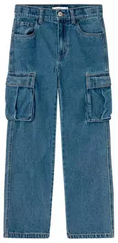 Name It NKMRYAN ST CARGO JEANS 5910-ZD NOOS Straight Jeans Washed (13231769) medium blue denim