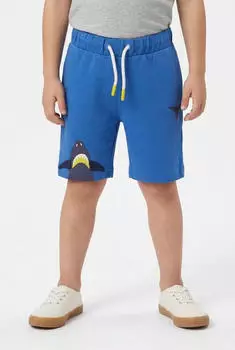 Blue Seven Ocean Sweat Bermuda Shorts Regular (39946402) blau/grau/limette/wei&szlig;