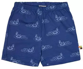 loud + proud Short Print, GOTS Zertifiziert (4179) ultramarin