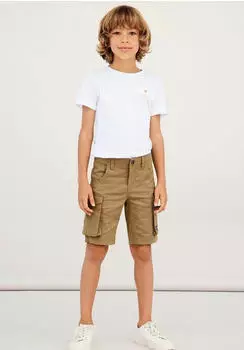 Name It NKMRYAN REG TWI L SHORTS 6776-BA NOOS Cargobermudas Regular Fit (13198124) kelp