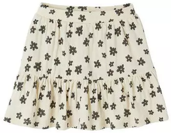 Vertbaudet Baby Shorts / Mädchen Rock mit Blumenmuster (341010272) wollweiß