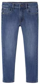 Vertbaudet Unverwüstliche Straight Jeans Waterless Regular Fit mit verstellbarem Bund (702410935) stone