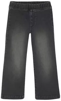 Vertbaudet Wide Basic Jeggings grauer denim
