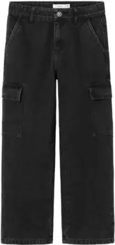 Name It NKFROSE HW Wide Cargo Jeans 6190-BS NOOS schwarz