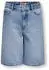 Only KOGSONNY HW Wide DNM Shorts Washed Black light blue denim