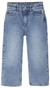 Vertbaudet Girls Flare Jeans mittelblau