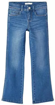 Name It NKFPOLLY SKINNY BOOT JEANS 1142-AU NOOS Bootcut Jeans mit Stretch (13208876) dark blue denim