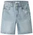 Name It NKFROSE HW Long DNM Shorts 1160-TK Destroyed Regular light blue bleached denim