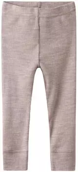 Name It NBNWAX Wool Rib Legging NOOS (13242039) taupe