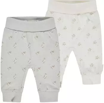 Sterntaler Hose Blümchen grau