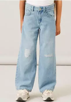 Name It NKFRose Wide Leg Jeans (13211699) light blue denim