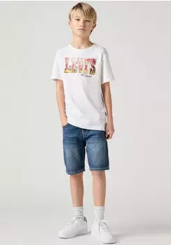 Levi's LVB New 511 Slim Fit Denim Short Heavy Washed (8EM374) blau