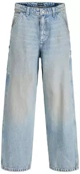 Jack & Jones Jjialex Jjicarpenter Carpenter Jeans Baggy Fit (12282241) blue denim