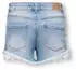 Only KOGROBYN REG LACE SHORTS DNM QYT Denim Shorts (95381211) light blue denim