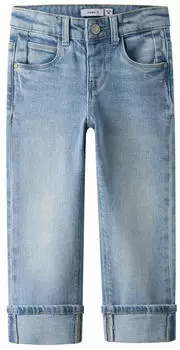 Name It Nmfrose Straight Fold Jeans Regular (13243802) light blue denim