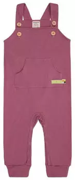 loud + proud Latzhose Loose Fit GOTS Zertifiziert beere
