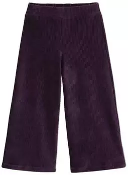 Vertbaudet Cord-Latzhose mit Volantträgern pflaume