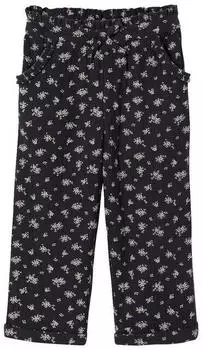 Vertbaudet 3/4-Hose aus Musselin mit Volantsaum (702081052) anthrazit