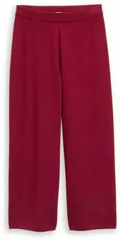 Tom Tailor Wide Leg Stoffhose mit Rippstruktur Skinny Fit (1048894) rot