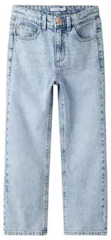 Name It NKFROSE HW Straight Jeans Wide Fit (13231223) light blue bleached denim