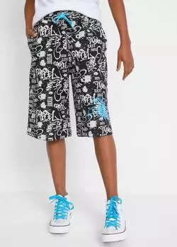 bonprix Organic Cotton Sweat Bermuda Shorts (97448795) schwarz