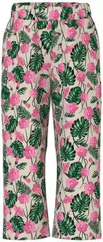 Name It NKFVINAYA 7/8 Wide Pant Schlupfhose (13208048) summer sand aop:hibiscus