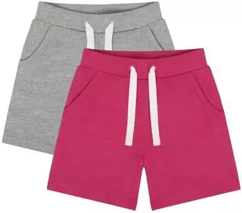 Minymo MIGirls 2er-Pack Sweatshorts Regular (540022-5770) beetroot purple