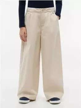 Tommy Hilfiger Monotype Sweatpants Barrel Fit beige