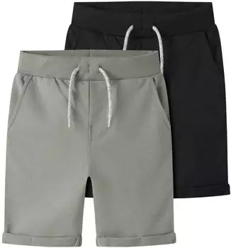 Name It Nkmvermo Long SWE Shorts Unb F Noos (13201787) grün/schwarz