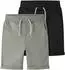 Name It Nkmvermo Long SWE Shorts Unb F Noos (13201787) grün/schwarz