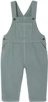 Vertbaudet Baby Latzhose aus Serge, Pigmentgefärbt (1) grün