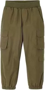 Vertbaudet Pantalon Utilitaire wasserabweisende Hose khaki