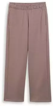 Tom Tailor Wide Leg Hose mit Scuba-Stoff (1050095) braun