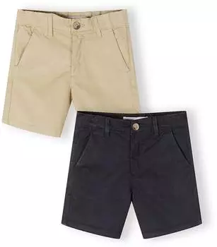 Minoti Shorts 2-pack stone/schwarz